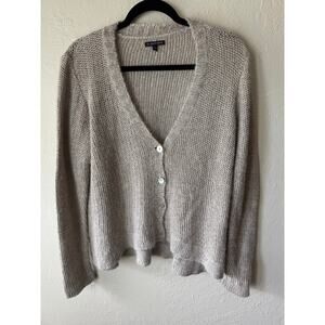 Eileen Fisher V-neck Alpaca/ Mohair Blend Cardigan Size M